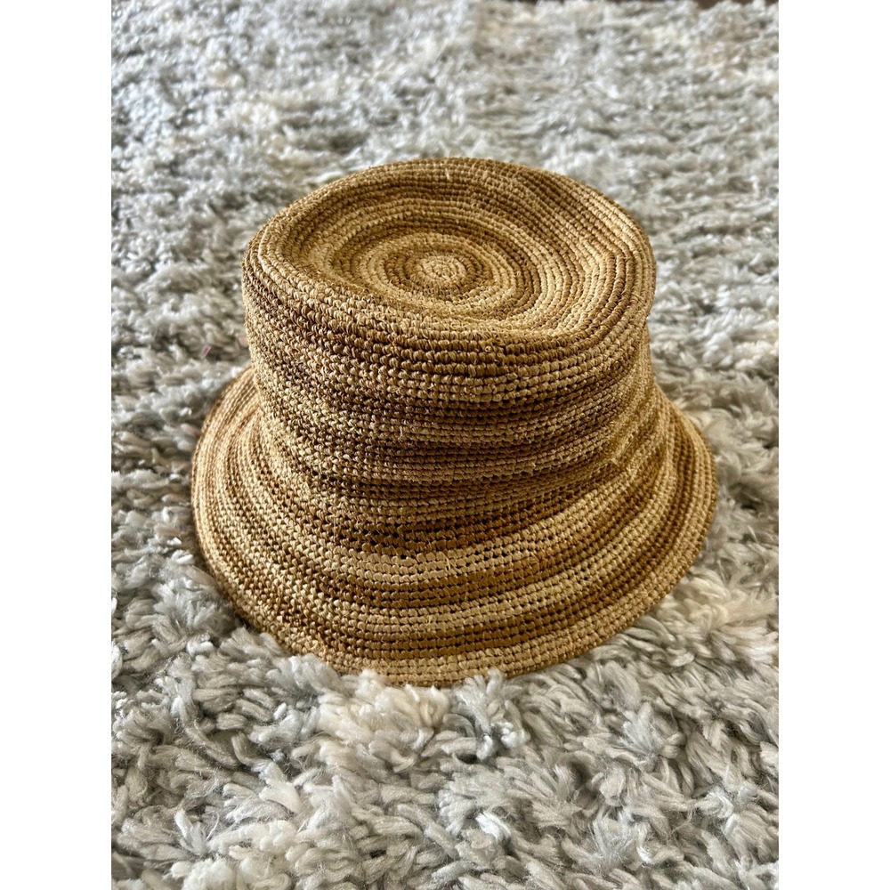 Lack of Color The Inca Bucket Hat in Mocha Stripe sz L - Picture 3 of 5